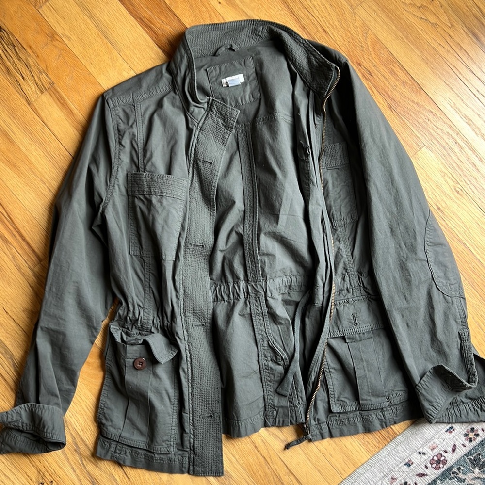 L.L. Bean Olive Green Utility Jacket
